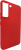Piros szilikon tok Samsung S22