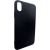 Fekete szilikon tok iPhone XR