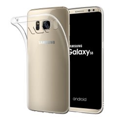 Átlátszó szilikon tok Samsung S8