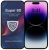 Edzett üveg Super 9D iPhone 14 Pro