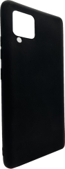 Fekete szilikon tok Samsung A42 5G