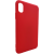 Piros szilikon tok iPhone XS MAX