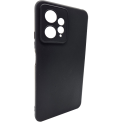 Fekete szilikon tok Redmi Note 12