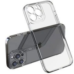 Átlátszó szilikon tok iPhone 16 Pro Max