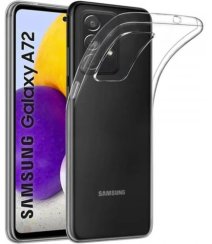 Átlátszó szilikon tok Samsung A72