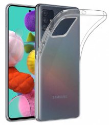 Átlátszó szilikon tok Samsung M51