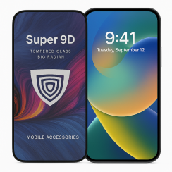 Edzett üveg Super 9D iPhone 16