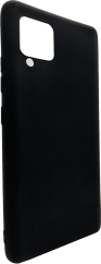 Fekete szilikon tok Samsung A42 5G