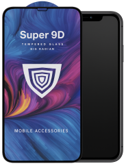Edzett üveg Super 9D iPhone XR