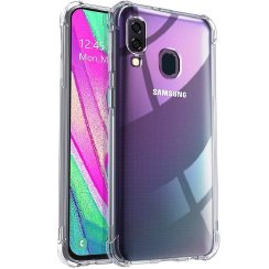 Átlátszó szilikon tok Samsung A40