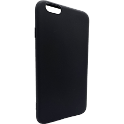 Fekete szilikon tok iPhone 6 PLUS