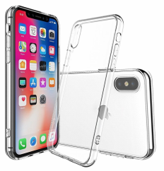 Átlátszó szilikon tok iPhone XS