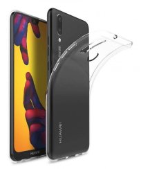 Átlátszó szilikon tok Huawei P20 Lite